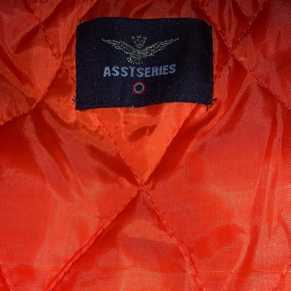 Red ASSTSERIES Bomber Jacket (NEVER WORN) - Picture 3 of 3